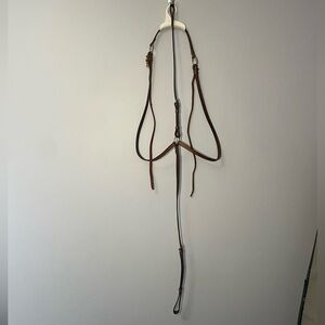 Brown Leather English Standing Martingale